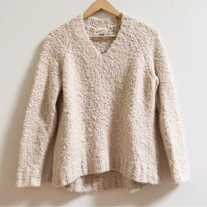 Universal Thread Beige Cozy V-Neck Sweater